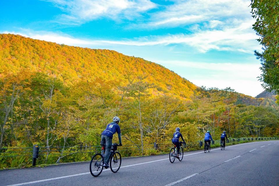 The 1st stage of Nasu Aizu Autumn Bike Tour