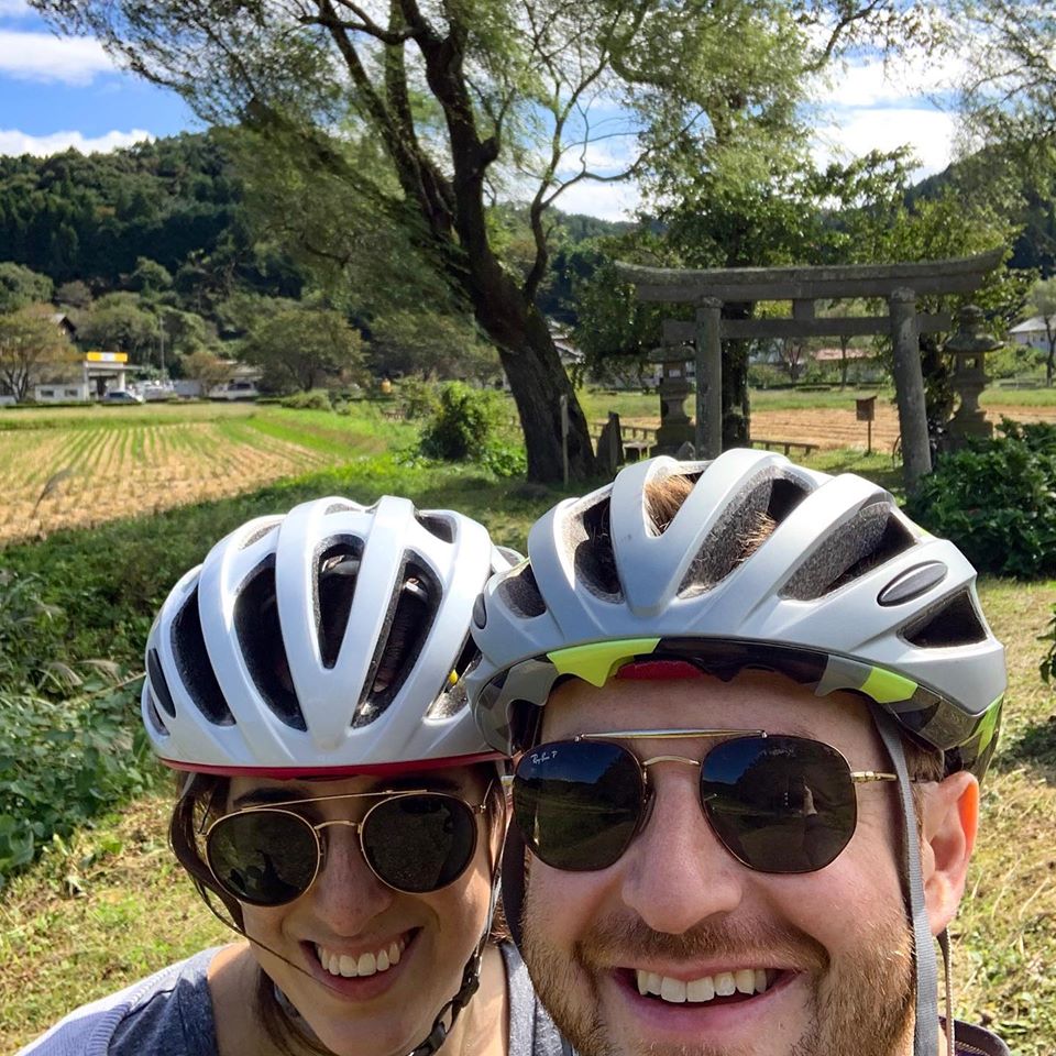 The day2 of a Honeymoon Cycling Tour in Nasu