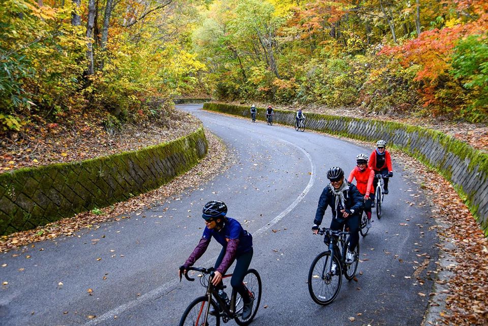 The stage 2 of Nasu-Aizu Autumn Bike Tour