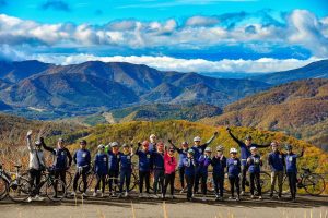 The 1st stage of Nasu Aizu Autumn Bike Tour
