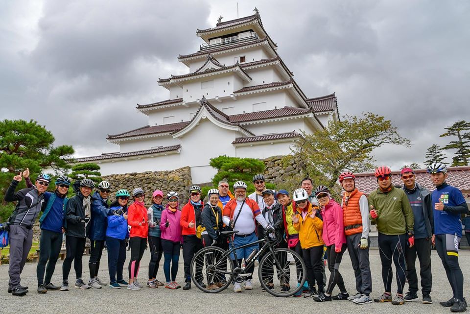 The stage 2 of Nasu-Aizu Autumn Bike Tour