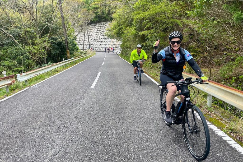 Experienced delicious food, gorgeous onsens, and felt the great nature and sacred history！The second “KUMANO-KODO Pilgrimage Bike & Hike Tour” has finished !!