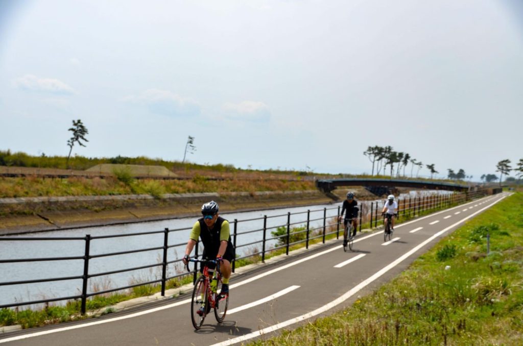 Ride through the seaside cycling road and aimed for beautiful islands floating Matsushima！“Nasu – Sendai Sakura & Onsen Tour” has finished！stage 6
