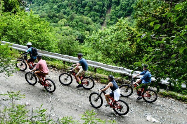 Cross the mountains of Nikko and aim for a secret hot spring！ “Hidden Nikko E-bike Tour”  stage 2