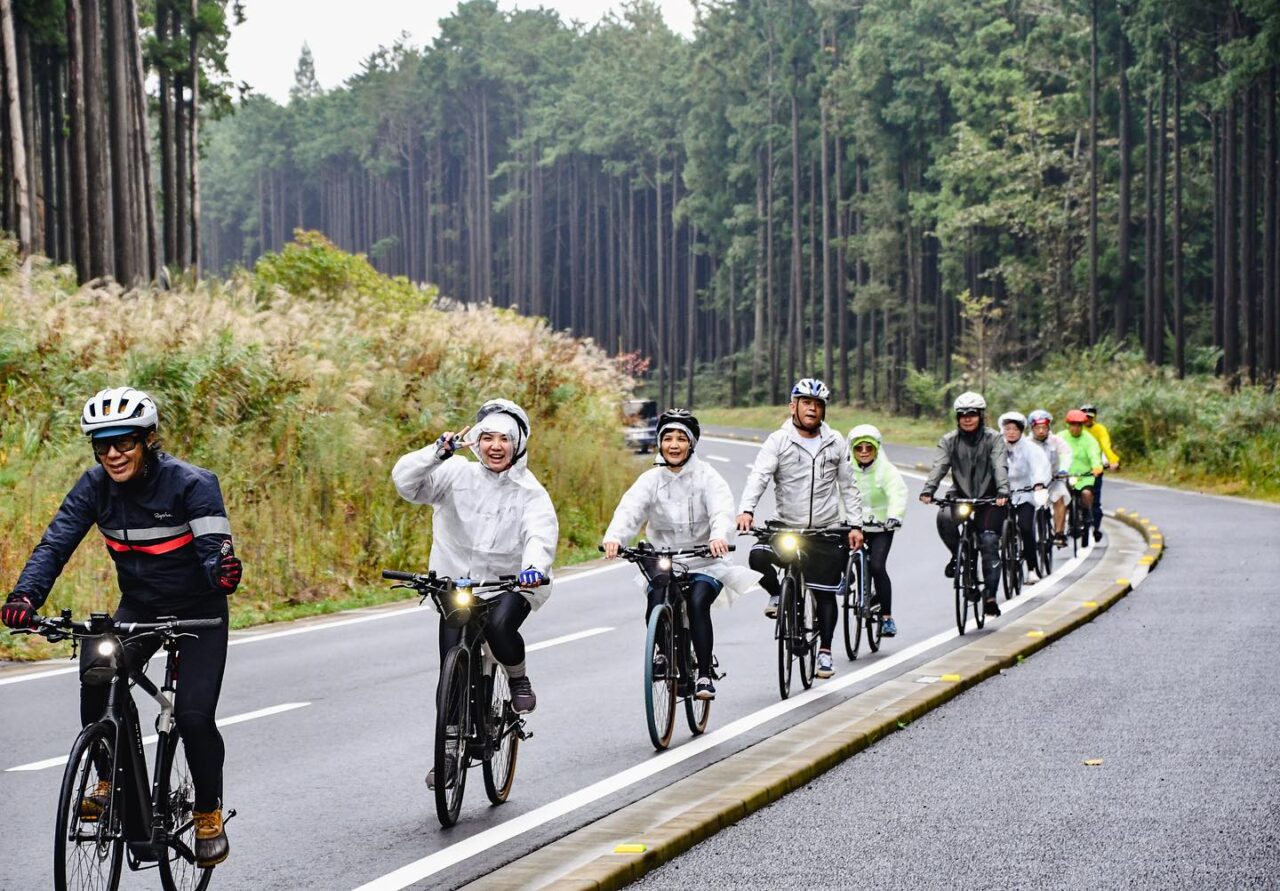 Cycling with a view of snow covered Mt. Fuji！ Fuji-Izu cycling tour stage 1 and 2