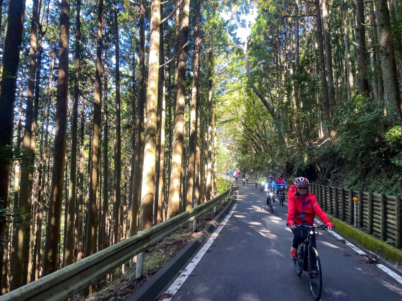 Downhill while looking at the beautiful Mt. Fuji and the Pacific Ocean ！ Fuji-Izu cycling tour has finished！