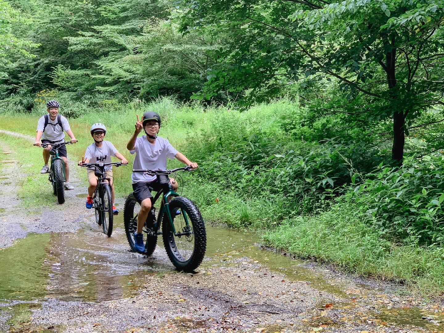 Cooling off with our Forest Gravel Ride