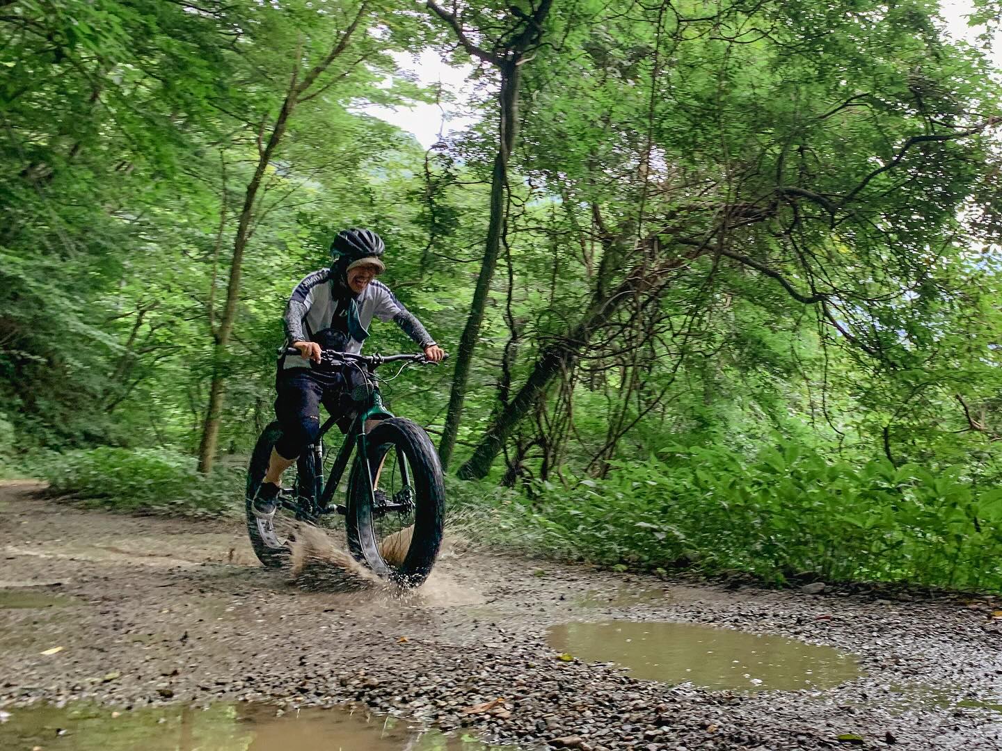 Cooling off with our Forest Gravel Ride