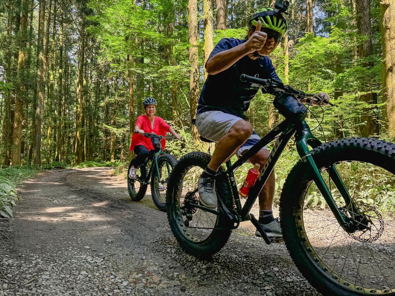 Cooling off with our Forest Gravel Ride