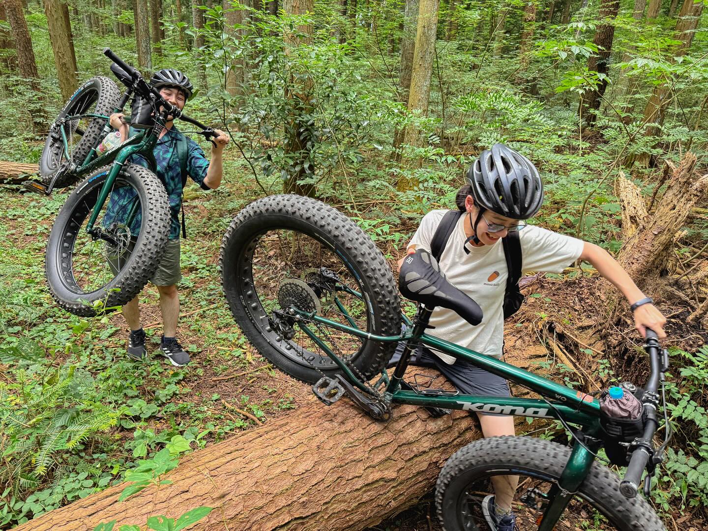 Cooling off with our Forest Gravel Ride