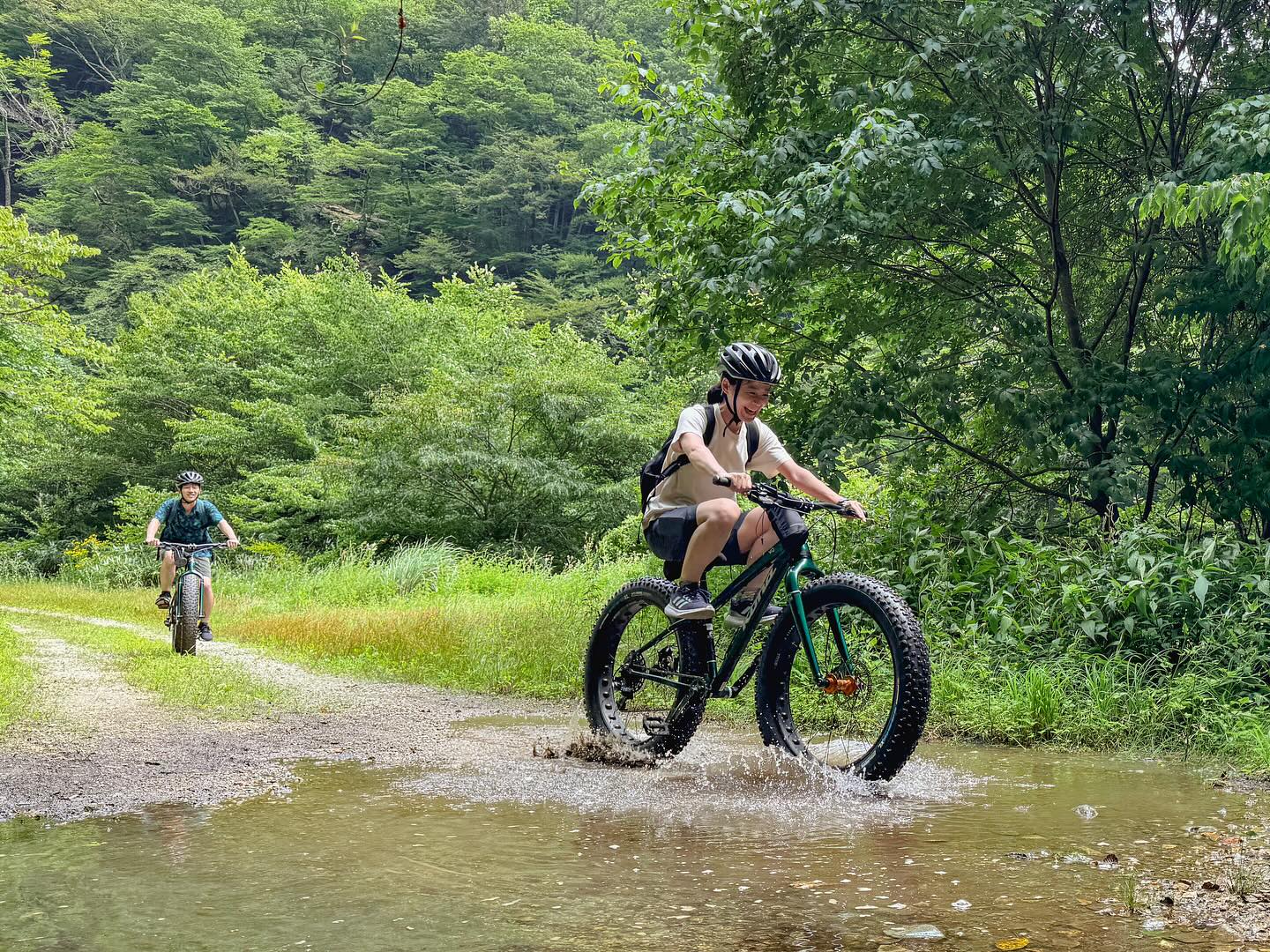 Cooling off with our Forest Gravel Ride